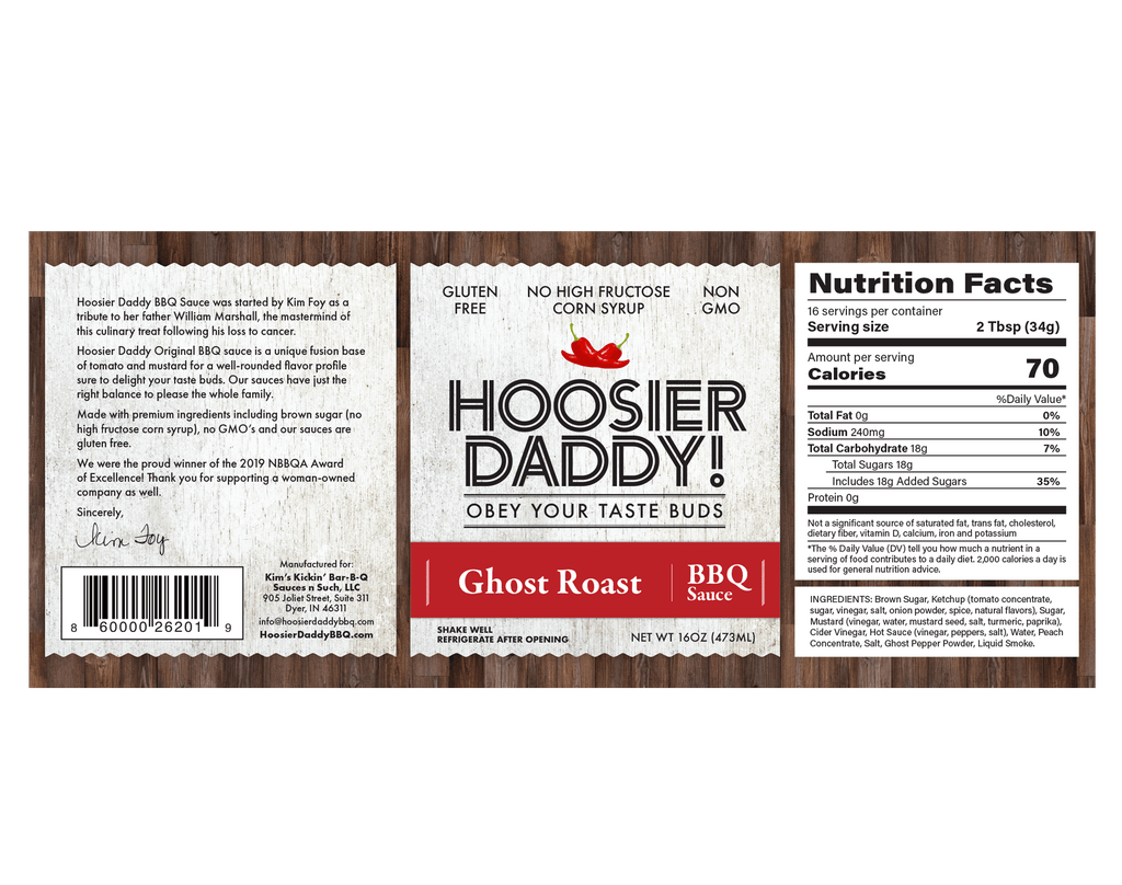 Hoosier Daddy BBQ Sauce Six Pack Mix & Match